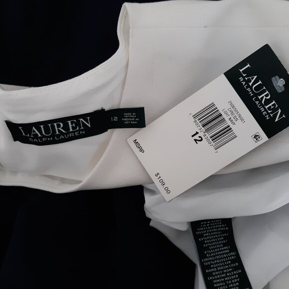 Lauren Ralph Lauren Colorblock Career Dress NWT - Picture 10 of 10